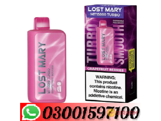 Lost Mary MT 15000 Turbo Disposable At Best Price In Khairpur- 03001597100