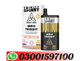 Trinity Hemp Spinny 6G Disposable Vape Price In karachi - 03001597100