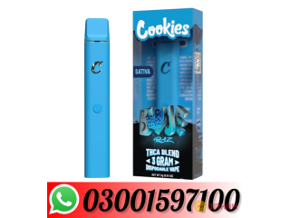 Cookies THCa Blend Disposable Vape 3g In Faisalabad - 03001597100