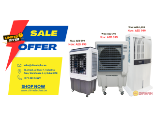 Price Drop Alert! Best Deals on CM-9000 ICE, CM-8000R, and Hurricane Air Coolers Call +971 4 344 4529