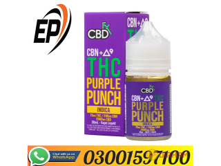 Delta-9 THC Vape Juice: Purple Punch (Indica) In Multan 03001597100