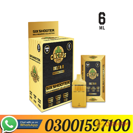 cactus-labs-six-shooter-gold-disposable-vape-in-karachi-03001597100-big-0