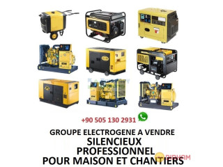 Groupe electrogene 20 kVa - 4000 kVa NEUF TURQUIE ALGERIE