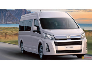 Toyota HiAce Minivan for Winter Trips From Basiony Travel