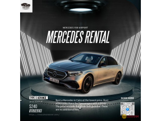 Mercedes rental for trips, tourist car rental